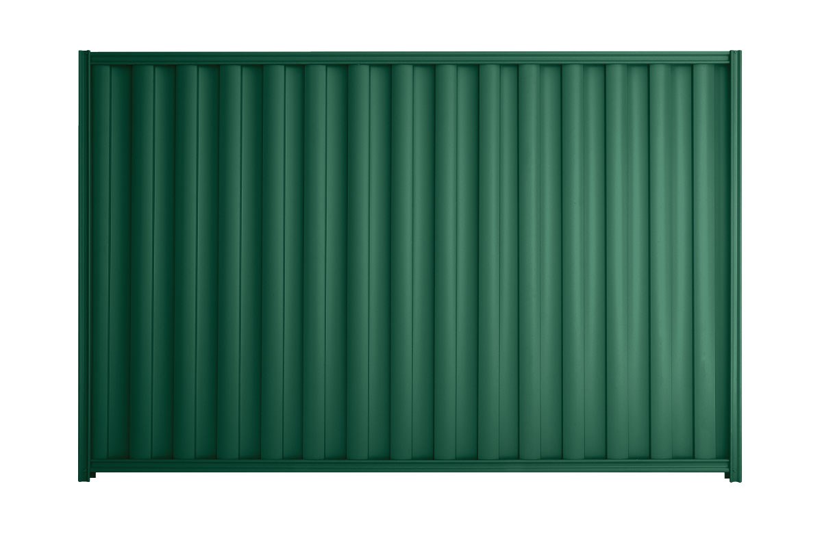 Good Neighbour Wavelok 1800mm High Fence Panel Sheet: Caulfield Green, Post/Track: Caulfield Green