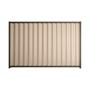 Good Neighbour Wavelok 1800mm High Fence Panel Sheet: Merino, Post/Track: Ironbark