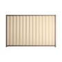 Good Neighbour Wavelok 1800mm High Fence Panel Sheet: Primrose, Post/Track: Beige