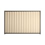 Good Neighbour Wavelok 1800mm High Fence Panel Sheet: Primrose, Post/Track: Ironbark