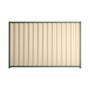 Good Neighbour Wavelok 1800mm High Fence Panel Sheet: Primrose, Post/Track: Mist Green