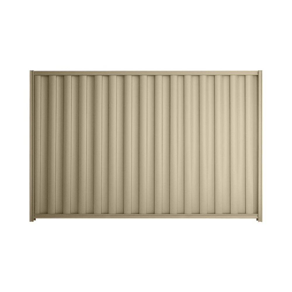 Good Neighbour® Wavelok® 2000mm High Fence Panel Sheet: Merino Post/Track: Merino