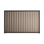 Good Neighbour Wavelok 2100mm High Fence Panel Sheet: Beige, Post/Track: Ebony