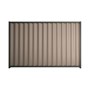 Good Neighbour Wavelok 2100mm High Fence Panel Sheet: Beige, Post/Track: Slate Grey