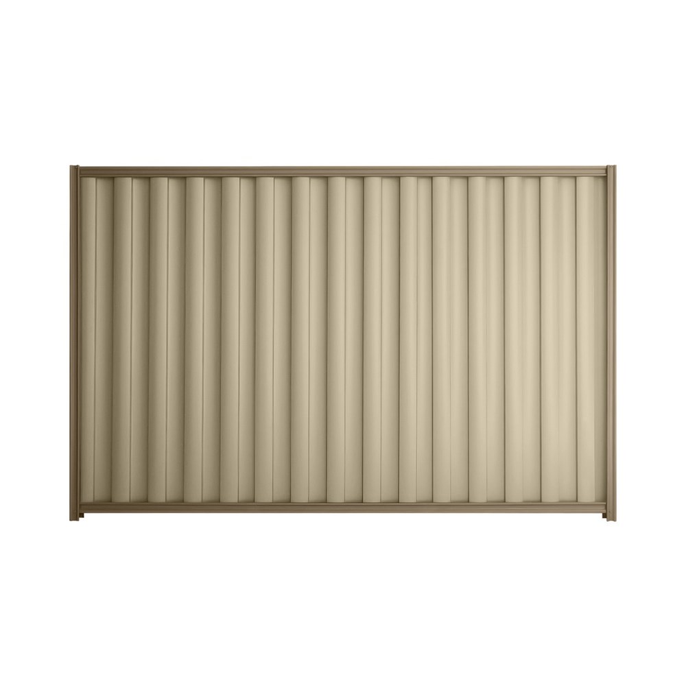 Good Neighbour® Wavelok® 900mm High Fence Panel Sheet: Merino Post/Track: Beige
