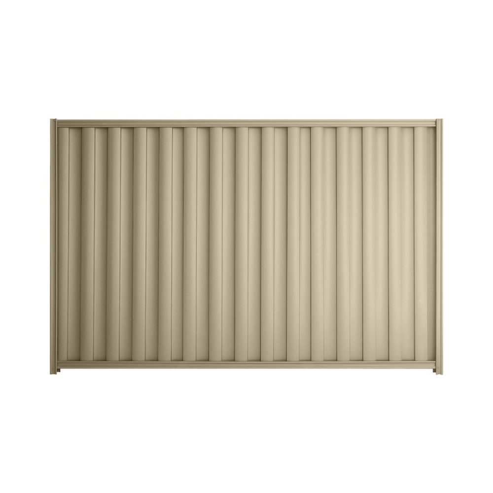 Good Neighbour® Wavelok® 900mm High Fence Panel Sheet: Merino Post/Track: Merino