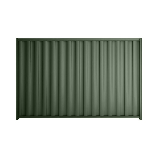 Good Neighbour® Wavelok® 900mm High Fence Panel Sheet: Rivergum Post/Track: Rivergum