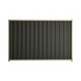 Good Neighbour® Wavelok® 900mm High Fence Panel Sheet: Slate Grey Post/Track: Merino