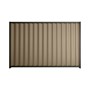 Good Neighbour® Wavelok® 1200mm High Fence Panel Sheet: Beige Post/Track: Slate Grey