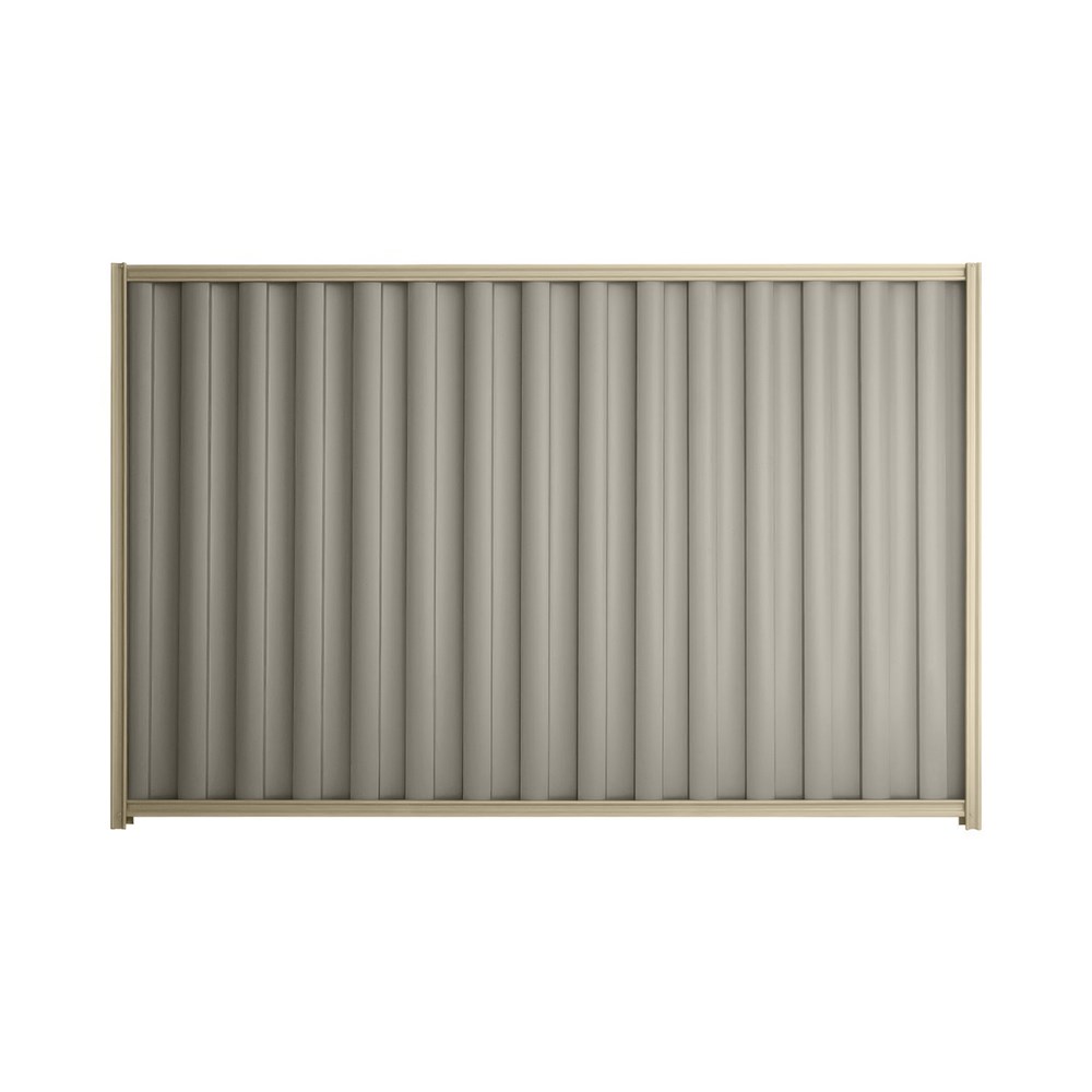 Good Neighbour® Wavelok® 1200mm High Fence Panel Sheet: Birch Post/Track: Merino