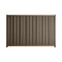 Good Neighbour® Wavelok® 1200mm High Fence Panel Sheet: Banyan Brown Post/Track: Beige