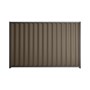 Good Neighbour® Wavelok® 1200mm High Fence Panel Sheet: Banyan Brown Post/Track: Granite