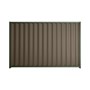 Good Neighbour® Wavelok® 1200mm High Fence Panel Sheet: Banyan Brown Post/Track: Rivergum