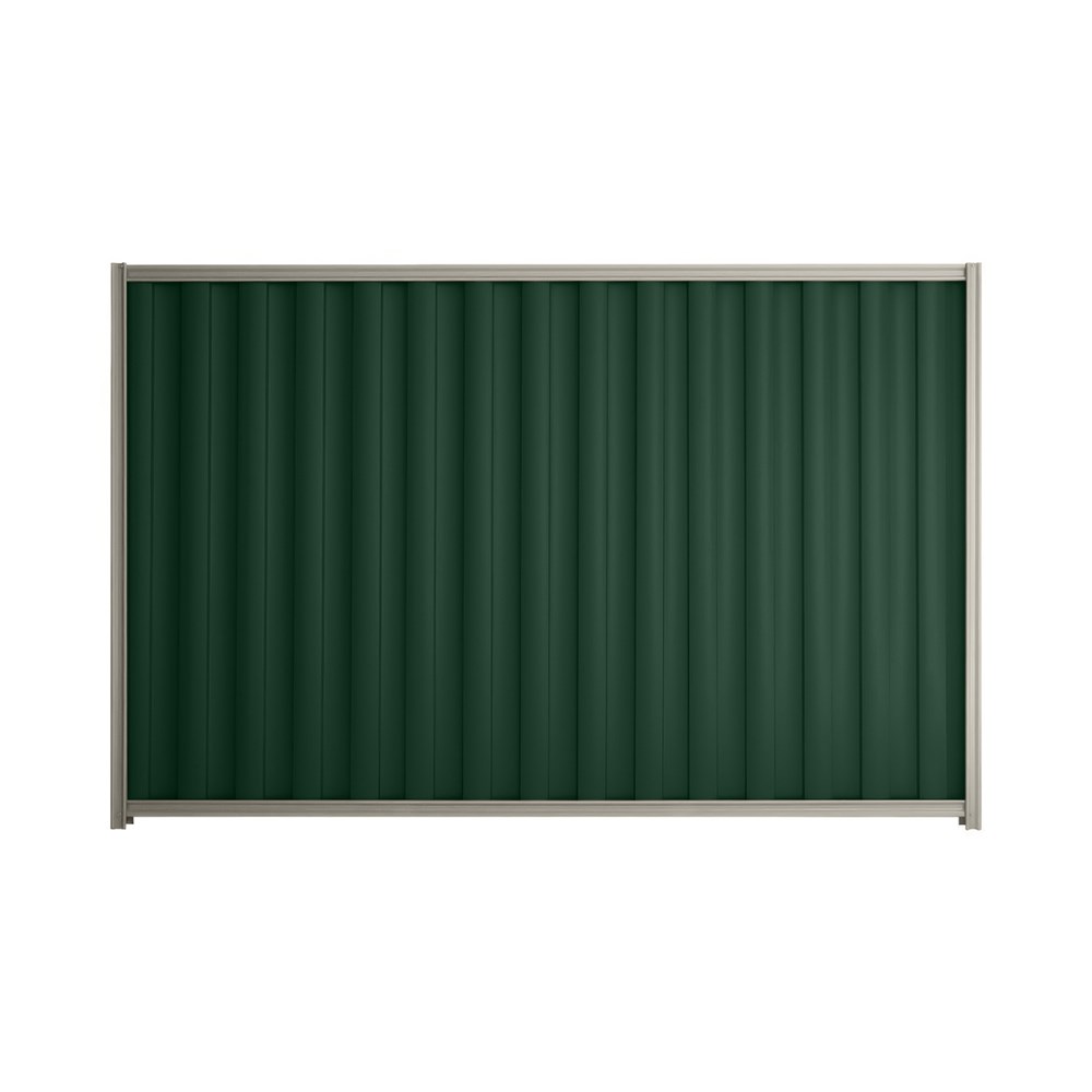 Good Neighbour® Wavelok® 1200mm High Fence Panel Sheet: Caulfield Green Post/Track: Birch