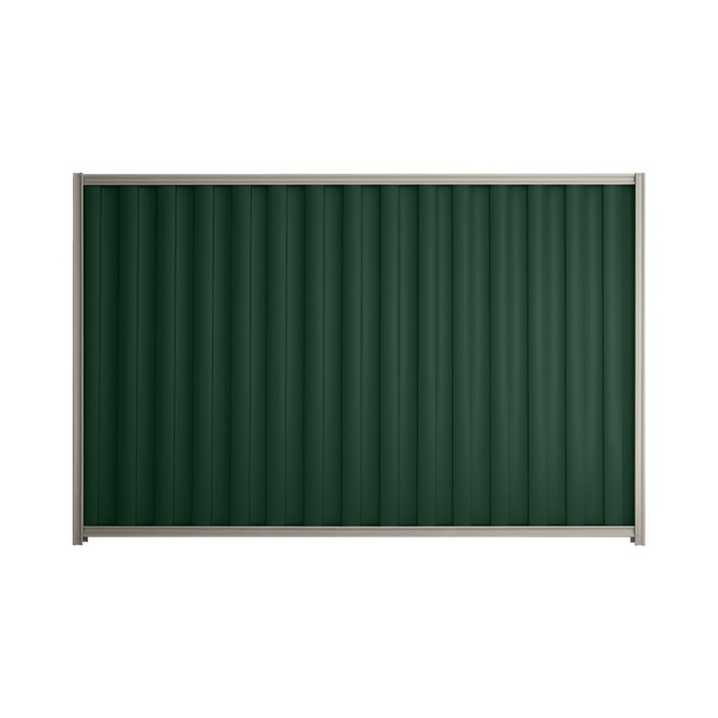 Good Neighbour® Wavelok® 1200mm High Fence Panel Sheet: Caulfield Green Post/Track: Birch