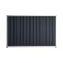 Good Neighbour® Wavelok® 1200mm High Fence Panel Sheet: Dark Stone Post/Track: Off White
