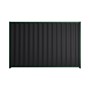 Good Neighbour® Wavelok® 1200mm High Fence Panel Sheet: Gun Metal Grey Post/Track: Caulfield Green