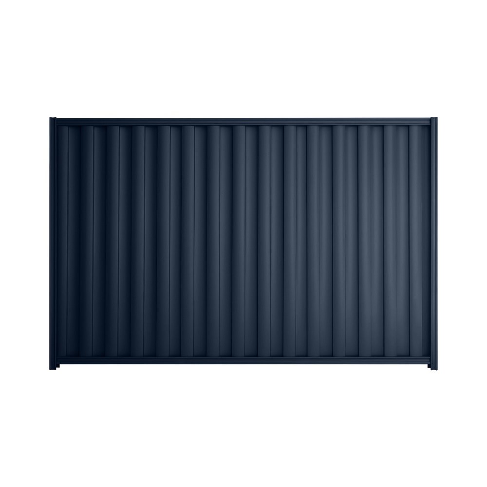 Good Neighbour® Wavelok® 1200mm High Fence Panel Sheet: Mountain Blue Post/Track: Mountain Blue