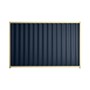 Good Neighbour® Wavelok® 1200mm High Fence Panel Sheet: Mountain Blue Post/Track: Primrose