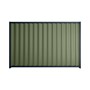 Good Neighbour® Wavelok® 1200mm High Fence Panel Sheet: Mist Green Post/Track: Mountain Blue