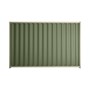 Good Neighbour® Wavelok® 1200mm High Fence Panel Sheet: Mist Green Post/Track: Moss Vale Sand