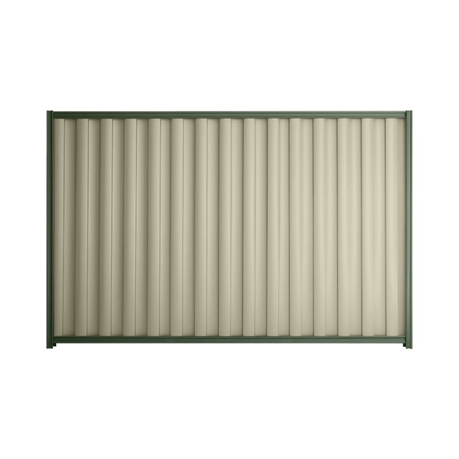Good Neighbour® Wavelok® 1200mm High Fence Panel Sheet: Moss Vale Sand Post/Track: Rivergum