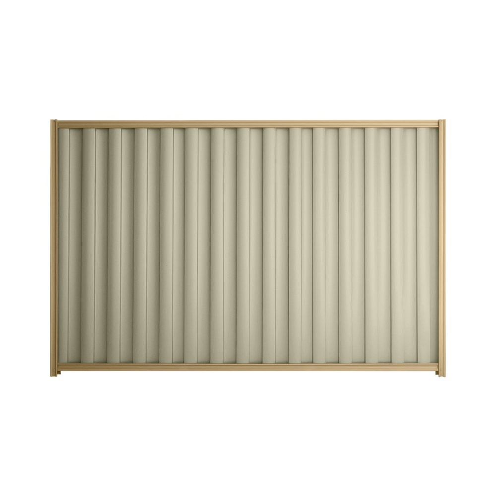Good Neighbour® Wavelok® 1200mm High Fence Panel Sheet: Moss Vale Sand Post/Track: Wheat