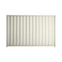 Good Neighbour® Wavelok® 1200mm High Fence Panel Sheet: Off White Post/Track: Off White