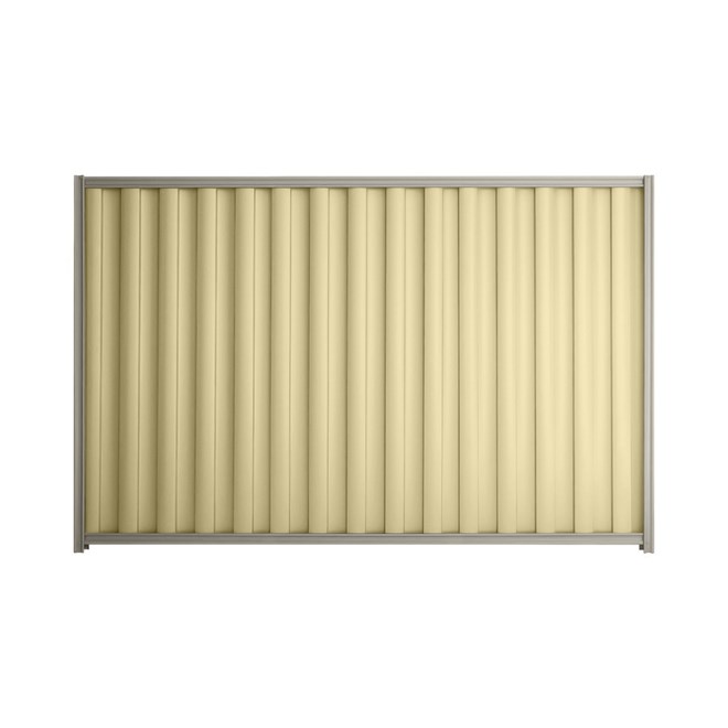 Good Neighbour® Wavelok® 1200mm High Fence Panel Sheet: Primrose Post/Track: Birch