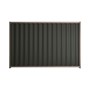 Good Neighbour® Wavelok® 1200mm High Fence Panel Sheet: Slate Grey Post/Track: Marsh