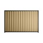 Good Neighbour® Wavelok® 1200mm High Fence Panel Sheet: Wheat Post/Track: Slate Grey