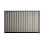 Good Neighbour® Wavelok® 1500mm High Fence Panel Sheet: Birch Post/Track: Gun Metal Grey