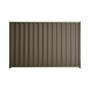 Good Neighbour® Wavelok® 1500mm High Fence Panel Sheet: Banyan Brown Post/Track: Mist Green
