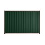 Good Neighbour® Wavelok® 1500mm High Fence Panel Sheet: Caulfield Green Post/Track: Banyan Brown