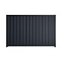 Good Neighbour® Wavelok® 1500mm High Fence Panel Sheet: Dark Stone Post/Track: Gun Metal Grey