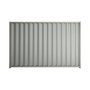 Good Neighbour® Wavelok® 1500mm High Fence Panel Sheet: Gull Grey Post/Track: Birch