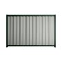 Good Neighbour® Wavelok® 1500mm High Fence Panel Sheet: Gull Grey Post/Track: Caulfield Green