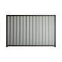 Good Neighbour® Wavelok® 1500mm High Fence Panel Sheet: Gull Grey Post/Track: Slate Grey