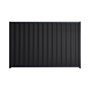 Good Neighbour® Wavelok® 1500mm High Fence Panel Sheet: Gun Metal Grey Post/Track: Dark Stone