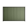Good Neighbour® Wavelok® 1500mm High Fence Panel Sheet: Mist Green Post/Track: Slate Grey