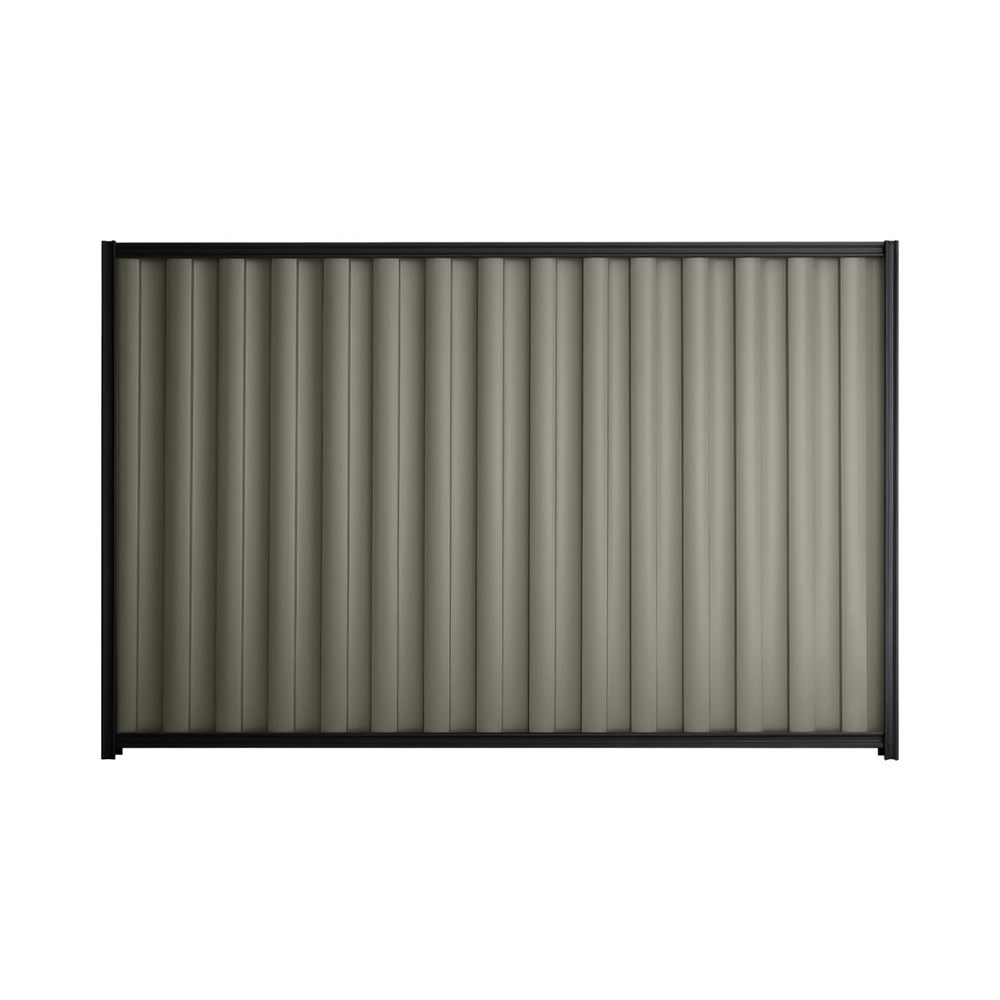 Good Neighbour® Wavelok® 1500mm High Fence Panel Sheet: Marsh Post/Track: Gun Metal Grey