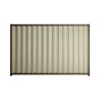 Good Neighbour® Wavelok® 1500mm High Fence Panel Sheet: Moss Vale Sand Post/Track: Banyan Brown