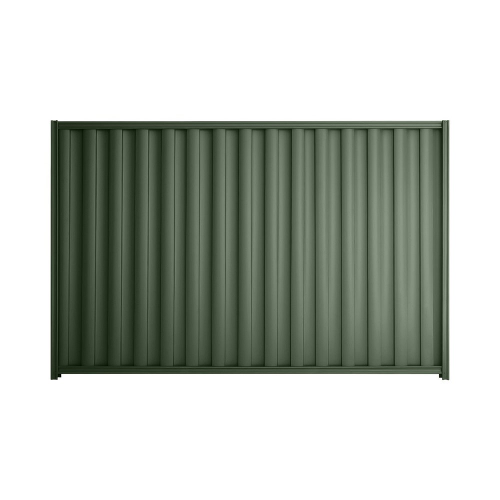 Good Neighbour® Wavelok® 1500mm High Fence Panel Sheet: Rivergum Post/Track: Rivergum