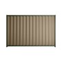 Good Neighbour® Wavelok® 1800mm High Fence Panel Sheet: Beige Post/Track: Rivergum