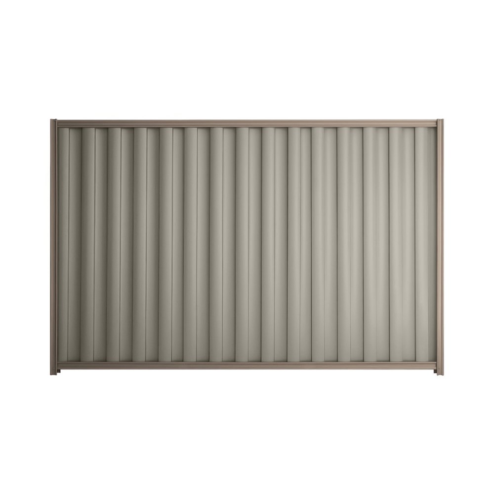 Good Neighbour® Wavelok® 1800mm High Fence Panel Sheet: Birch Post/Track: Marsh