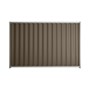 Good Neighbour® Wavelok® 1800mm High Fence Panel Sheet: Banyan Brown Post/Track: Gull Grey