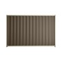 Good Neighbour® Wavelok® 1800mm High Fence Panel Sheet: Banyan Brown Post/Track: Moss Vale Sand