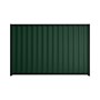 Good Neighbour® Wavelok® 1800mm High Fence Panel Sheet: Caulfield Green Post/Track: Ebony
