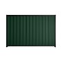 Good Neighbour® Wavelok® 1800mm High Fence Panel Sheet: Caulfield Green Post/Track: Gun Metal Grey