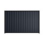 Good Neighbour® Wavelok® 1800mm High Fence Panel Sheet: Dark Stone Post/Track: Ebony